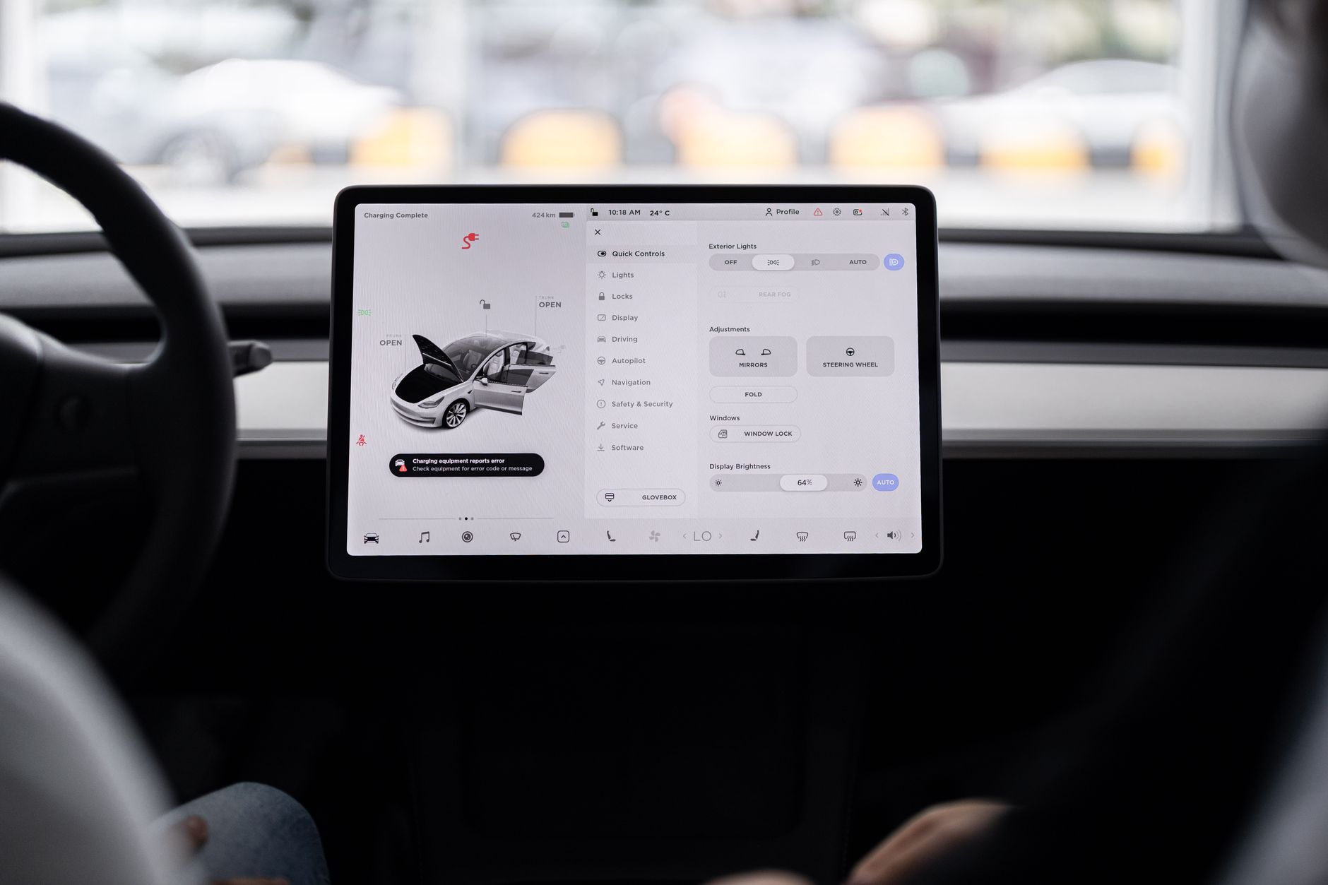 Nowoczesna deska rozdzielcza Volkswagena z cyfrowym ekranem multimediów